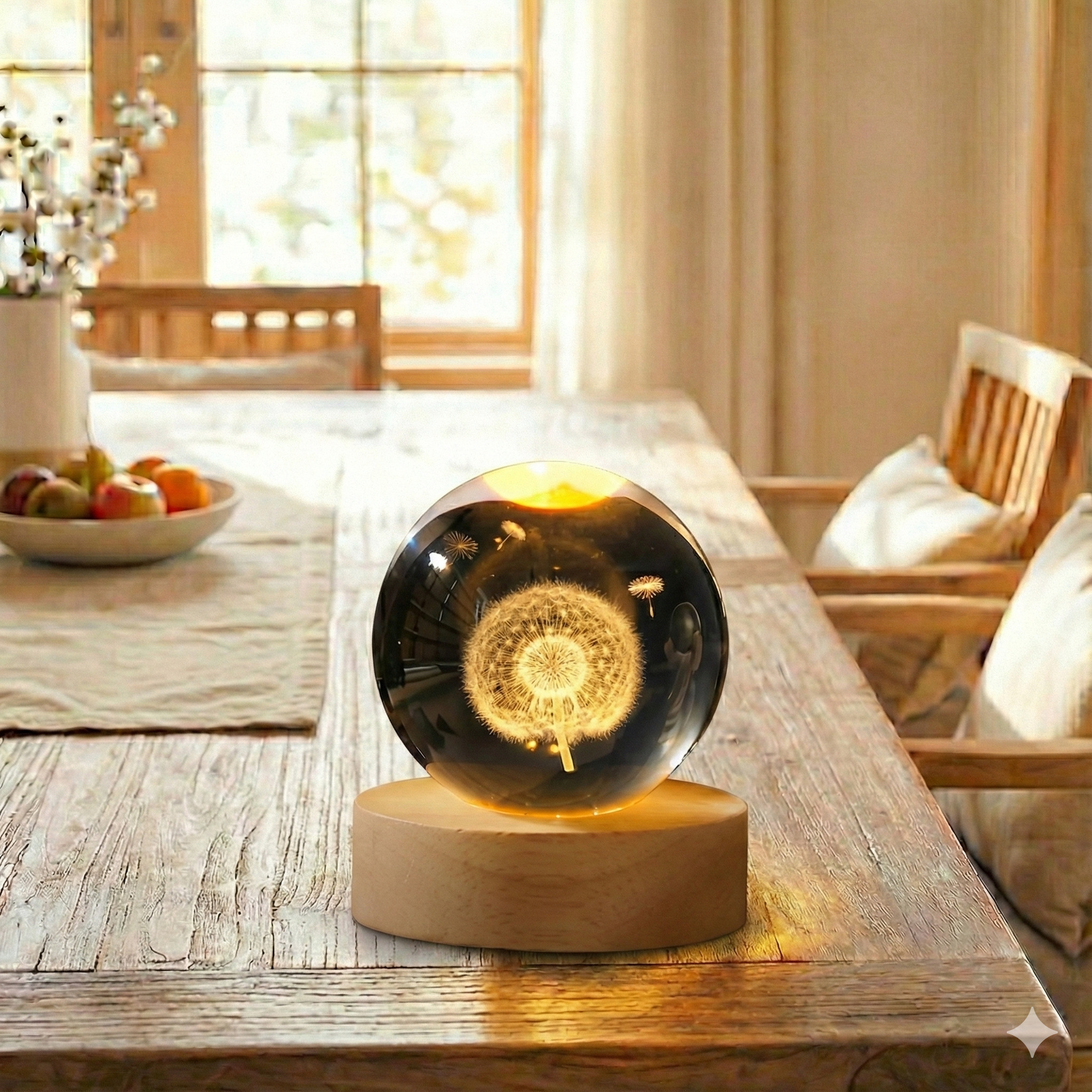 گوی کریستال قاصدک