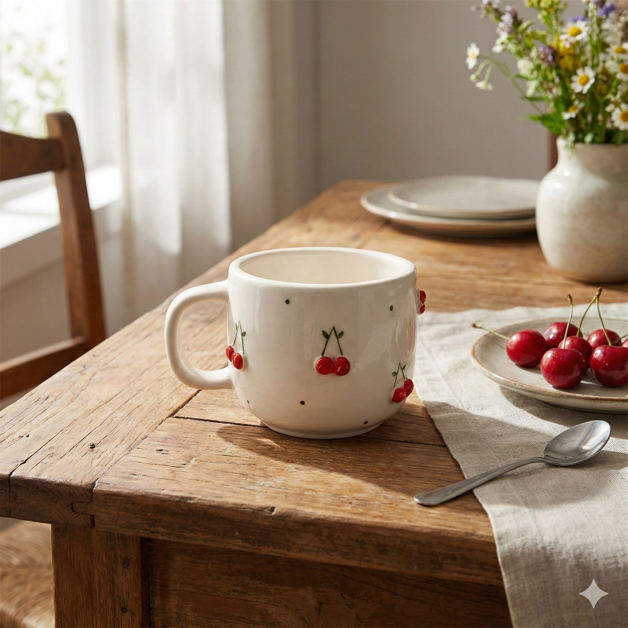 ماگ  سرامیکی آلبالو  