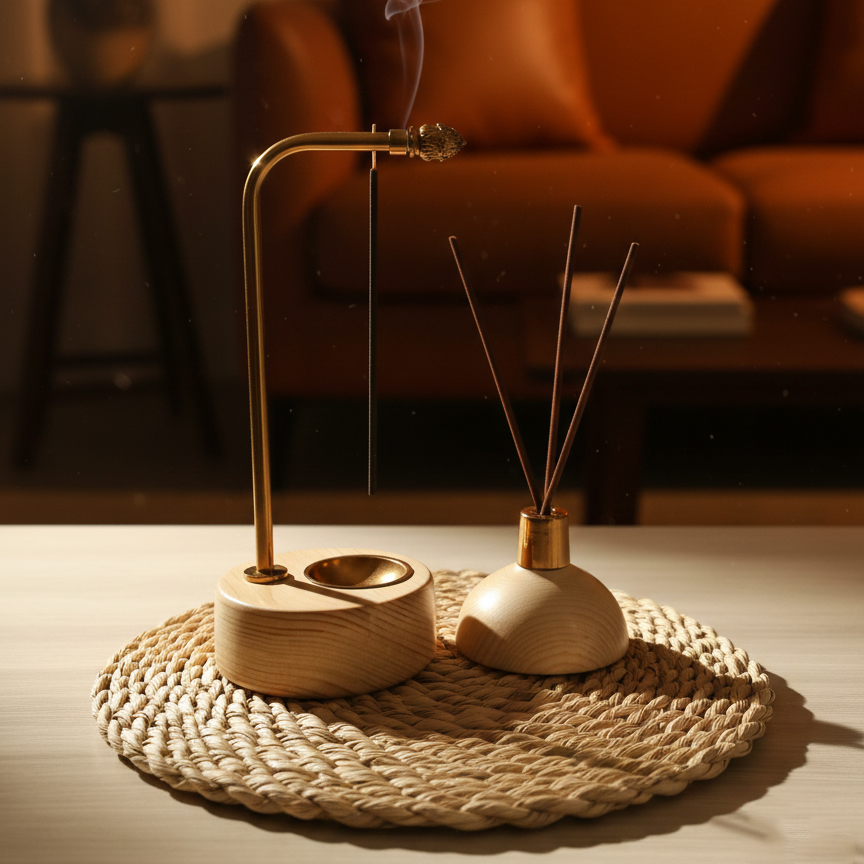 جاعودی مدل عصایی چوبی (ست دو تیکه) - تصویر 2