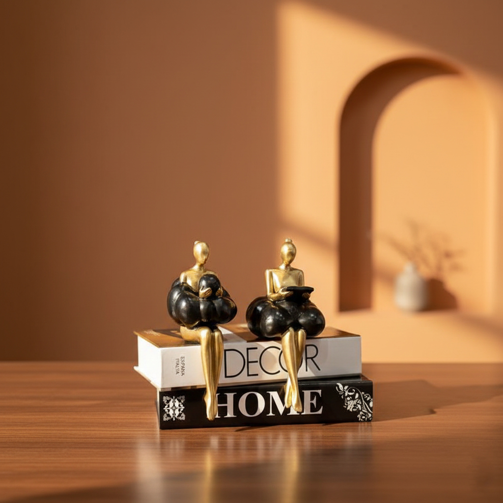 مجسمه دکوری دختر ابری (مجموعه دو عددی)