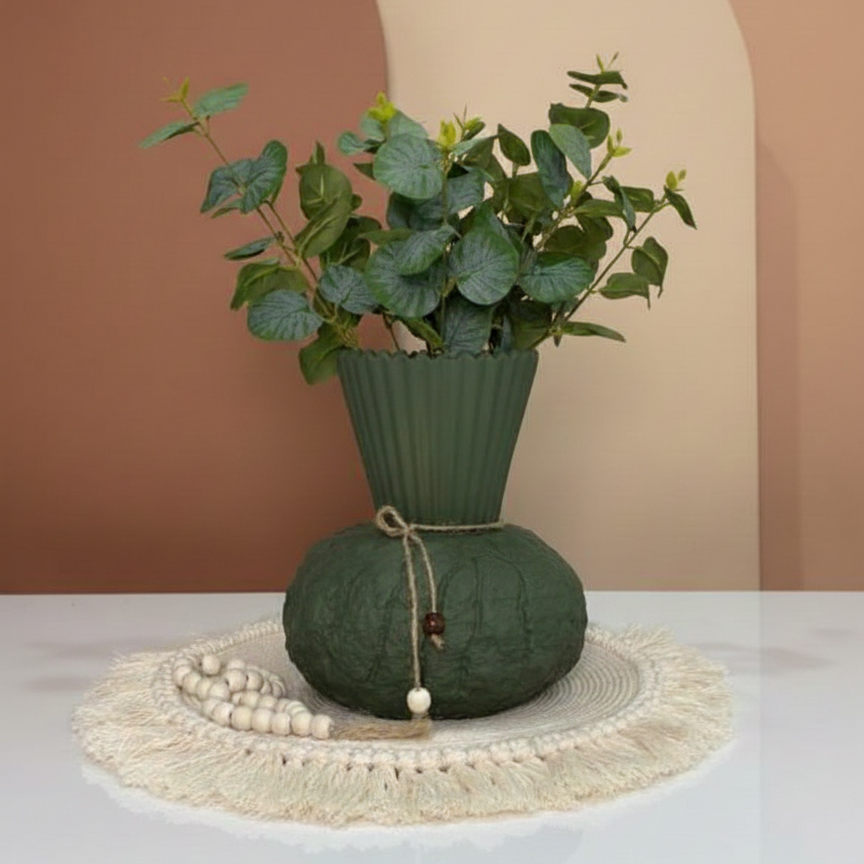 گلدان دکوری پلی رزین مدل طرح رها - تصویر 2