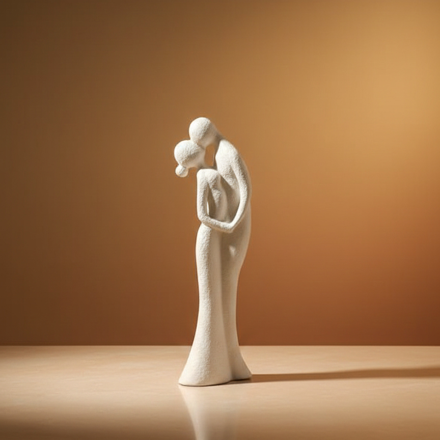 مجسمه دکوری بوسه عشق (طرح آغوش ابدی) - تصویر 2