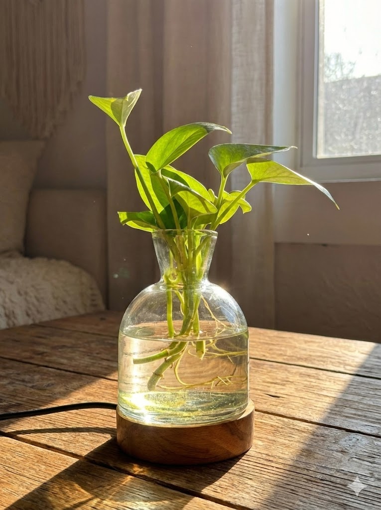 چراغ خواب گلدان دار