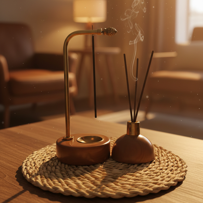 جاعودی مدل عصایی چوبی (ست دو تیکه)