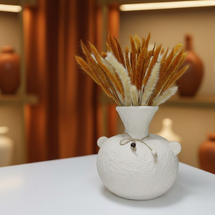 گلدان دکوری نیلوفر (طرح کوزهای)