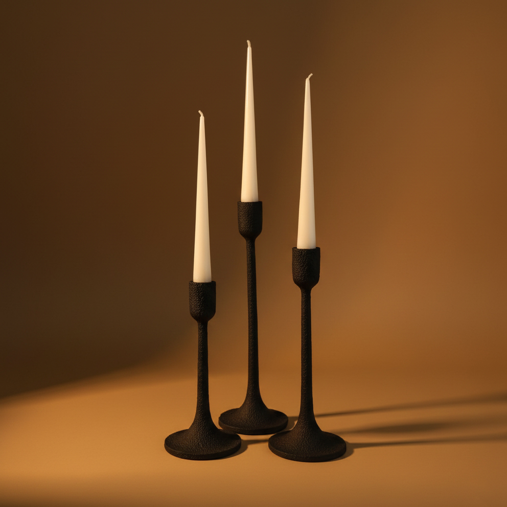 جاشمعی ستونی مدل مینیمال ایستاده (ست ۳ عددی) - تصویر 3